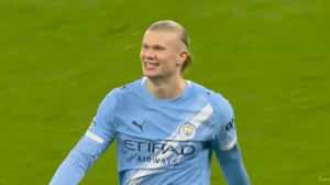 گل سوم منچسترسیتی به وستهم توسط هالند