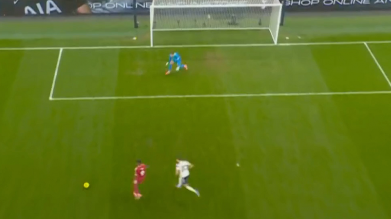 گل اول لیورپول به تاتنهام توسط ایساک 