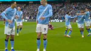 گل اول منچسترسیتی به وستهم توسط هالند