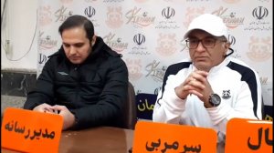 منهاجی: شرایط جوی هوا کار را برای دو تیم سخت کرده بود