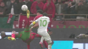 سوپر گل تماشایی الکعبی و گل دوم مراکش به کومور