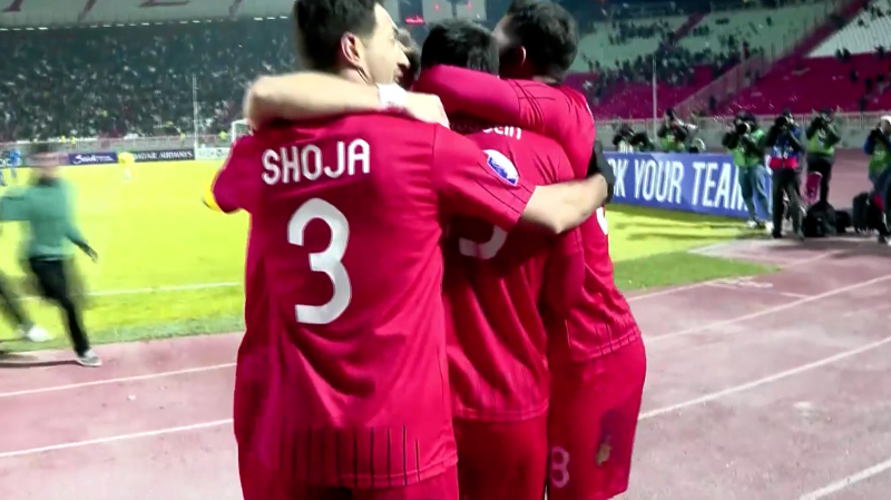 گل دوم تراکتور به الدحیل توسط حسین زاده