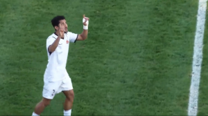 والی تماشایی دهداری، گل اول برق شیراز به هوادار