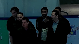 اوسمار ویرا تماشگر ویژه مسابقه هاکی روی یخ اقایان