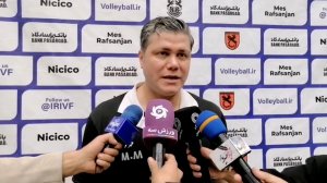 صحبت های کادر فنی و بازیکنان مس و شهداب بعد از مسابقه