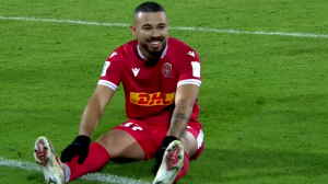 موقعیت خطرناک المحرق که منجر به گل نشد 