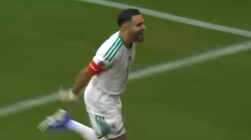 دبل محرز گل دوم الجزایر به سودان