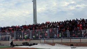 جو ورزشگاه شهدای مس در آستانه شروع بازی