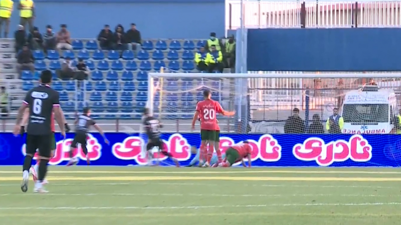 سیو تماشایی نیما میرزازاد مقابل ضربه عمری