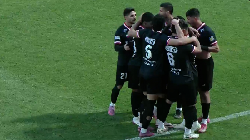 گل اول پرسپولیس به مس رفسنجان (سروش رفیعی)