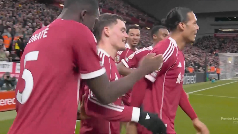 گل دوم لیورپول به ولورهمپتون (ویرتز)