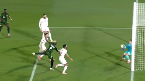 گل اول نیجریه به تونس توسط اوسیمین