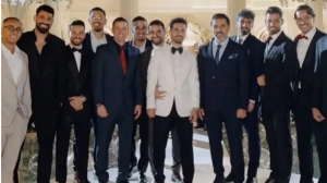 مراسم عروسی عالیشاه با حضور سرمربی و هم‌تیمی‌ها