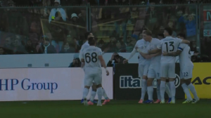 گل اول ناپولی به کرمونزه توسط هویلوند