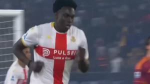 گل اول جنوا به آاس رم (جف اخاتور)