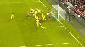 گل مردود برنتفورد به تاتنهام 