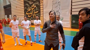 بازی دوستانه فوتسال با حضور ستارگان تیم ملی 