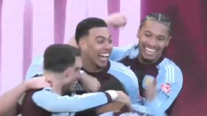 گل دوم استون ویلا به ناتینگهام فارست (مک گین)