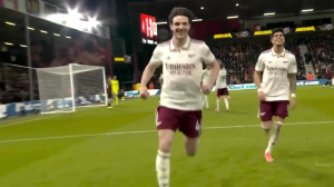 گل سوم آرسنال به بورنموث (رایس)