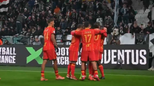 گل اول لچه به یوونتوس توسط باندا