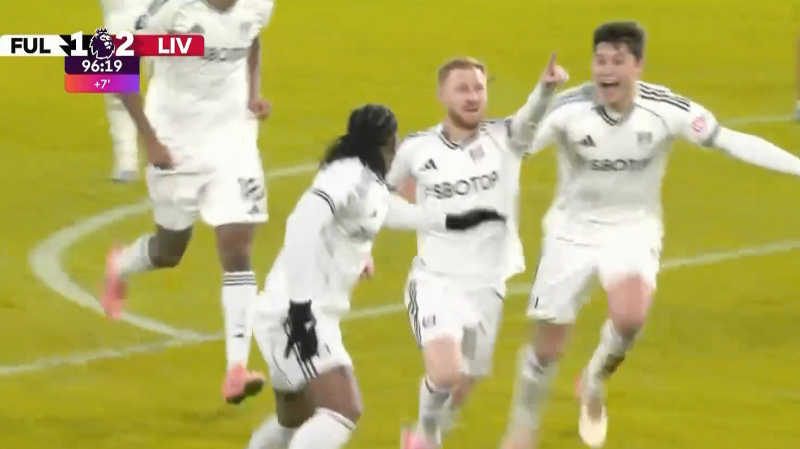 گل دوم فولام به لیورپول (هریسون رید)
