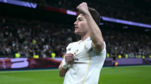 گل پنجم رئال مارید به بتیس توسط فران گارسیا