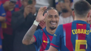 دبل رافینیا؛ گل پنجم بارسلونا به بیلبائو