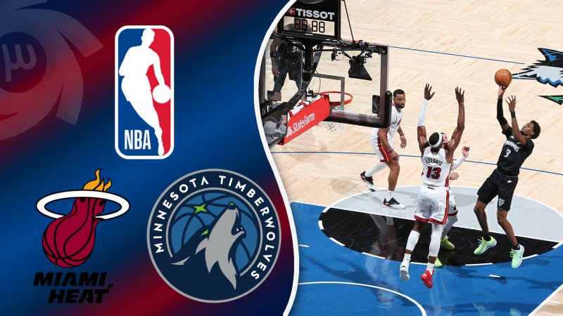 خلاصه بسکتبال مینه سوتا تیمبرولوز - میامی هیت