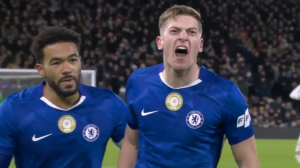 گل اول چلسی به فولام توسط دلاپ