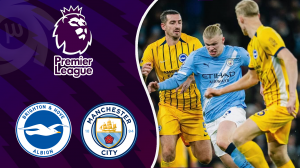 خلاصه بازی منچسترسیتی 1 - برایتون 1