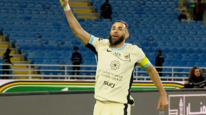 دبل بنزما؛ گل دوم الاتحاد به الخلود