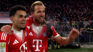 گل ششم بایرن مونیخ به ولفسبورگ (هری کین)