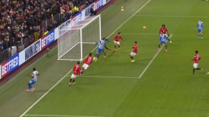 گل اول برایتون به منچستریونایتد (گرودا)