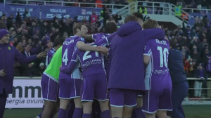 گل اول فیورنتینا به آث میلان (کوموزو)