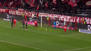 گل اول بایرن مونیخ به ولفسبورگ 