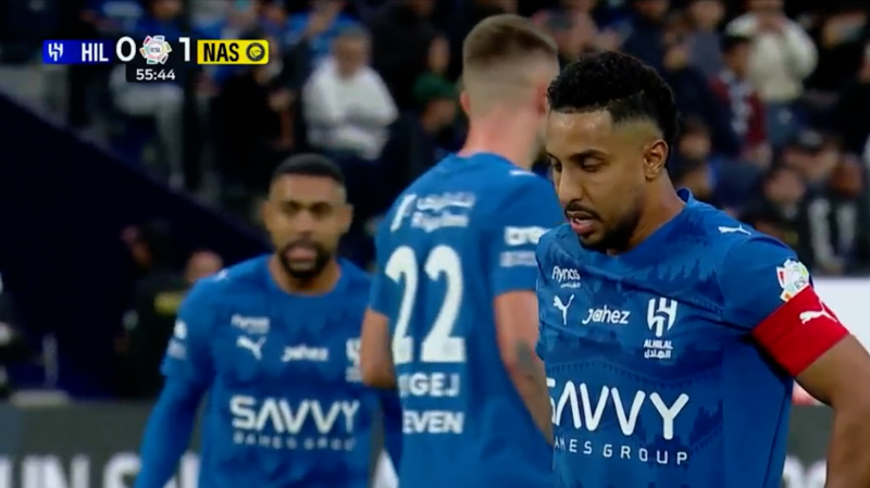 گل اول الهلال به النصر (سالم الدوساری)