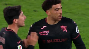 گل اول تورینو به رم (آدامز)