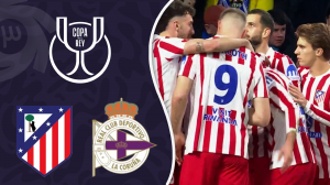 خلاصه بازی دپورتیوو لاکرونیا 0 - اتلتیکومادرید 1 