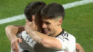 گل دوم آلباسته به رئال مادرید توسط جفت