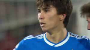 گل دوم رئال مادرید به آلباسته توسط گونزالو گارسیا