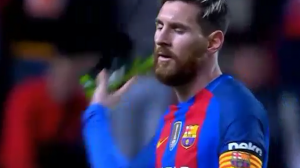 وقتی مسی عصبانی می‌شود!