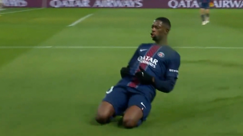 شوت دیدنی عثمان دمبله؛ گل اول پاری سن ژرمن به لیل