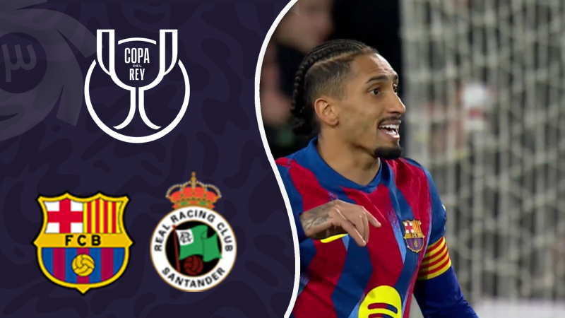 خلاصه بازی ریسینگ سانتاندر 0 - بارسلونا 2