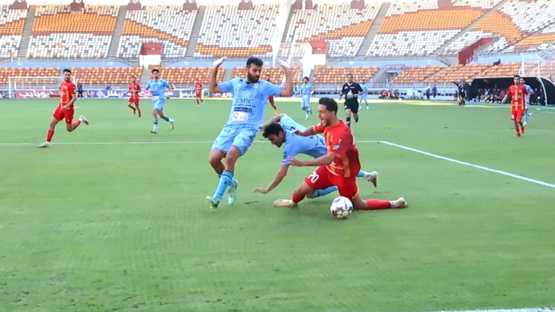 صحنه پنالتی ردشده فولاد از زاویه دوربین این باشگاه