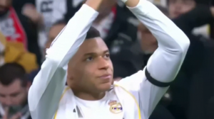 گل اول رئال مادرید به موناکو توسط امباپه 