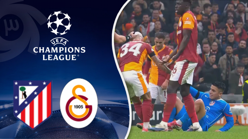 خلاصه بازی گالاتاسرای 1 - اتلتیکومادرید 1