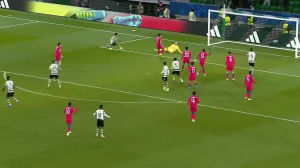 گل اول اسپورتینگ به پاری سن ژرمن (سوارس)