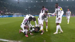 گل اول یوونتوس به بنفیکا (خفرن تورام)