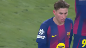 گل اول بارسلونا به اسلاویا پراگ (لوپز)