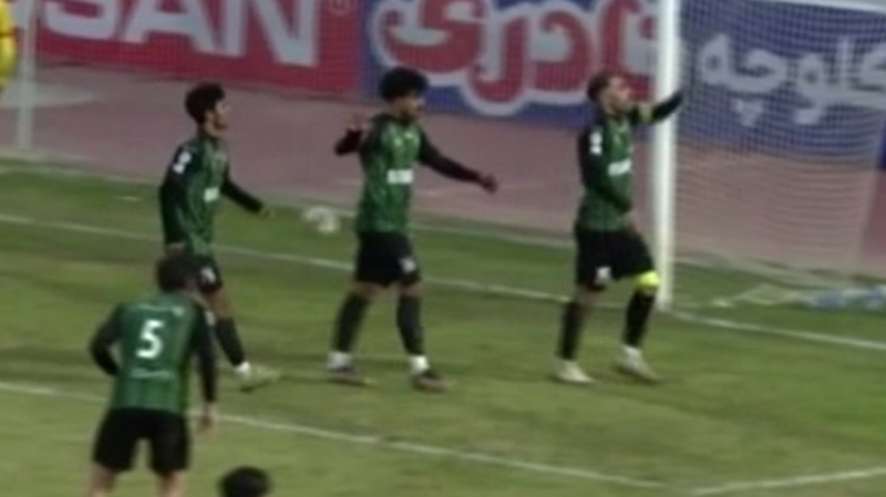 گل دوم خیبر به آلومینیوم (قنبری)